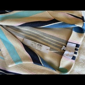 Tenby multi-stripe Paige coat